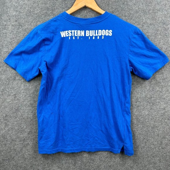 Western Bulldogs AFL Shirt Boy 14 Blue Sports Football Footy Tee Tshirt Printed - Picture 7 of 11